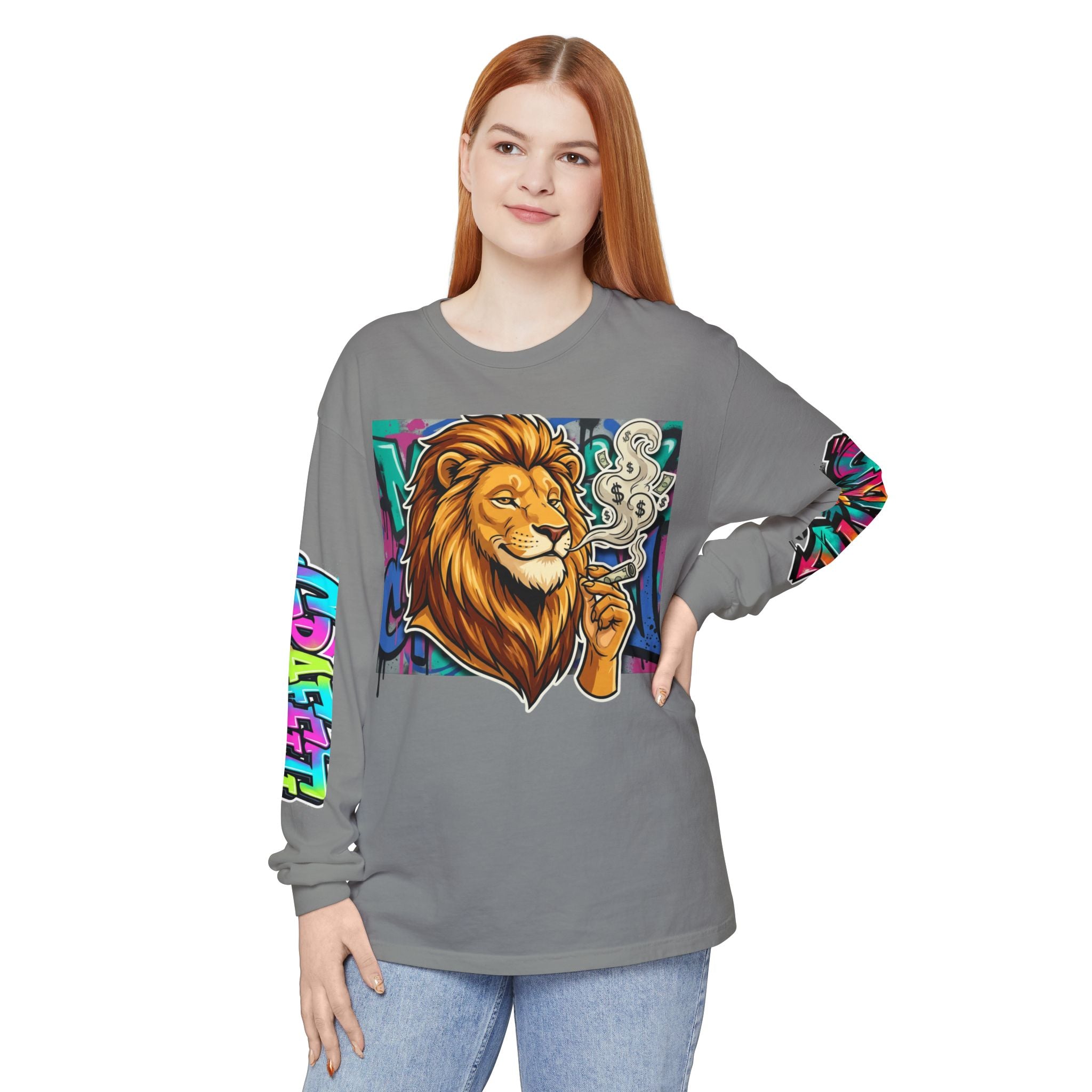 SPVNN Lion Graffiti Long Sleeve — King City Streetwear Tee