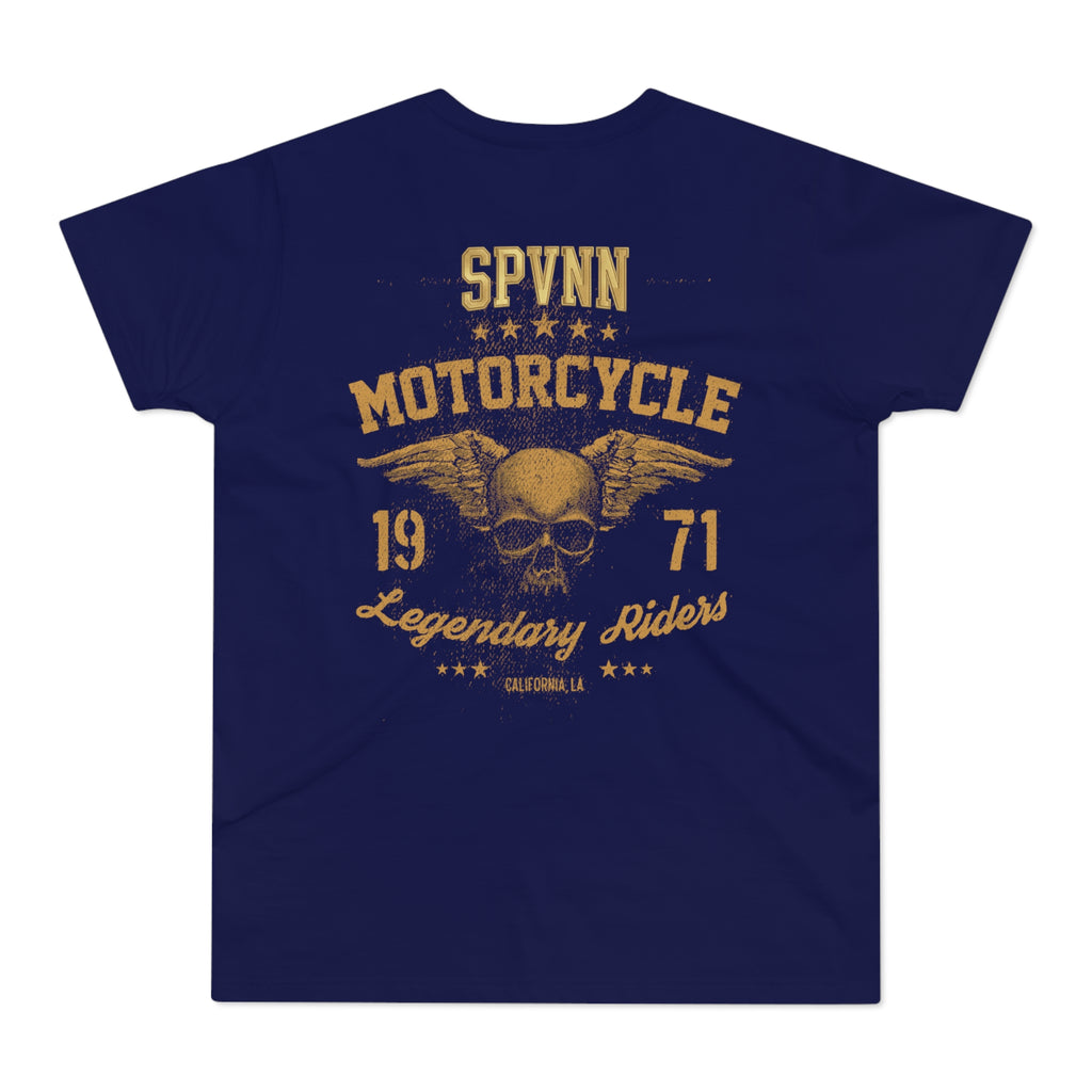 Motorcycle Skull T-Shirt — Vintage Biker Graphic Tee