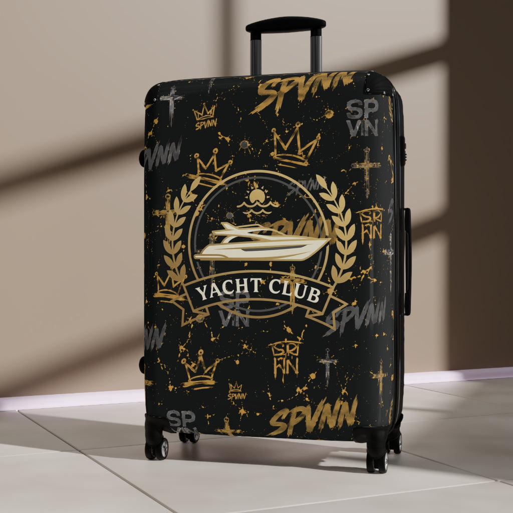 Yacht Club Carry-On Suitcase – Luxury Nautical Travel Luggage