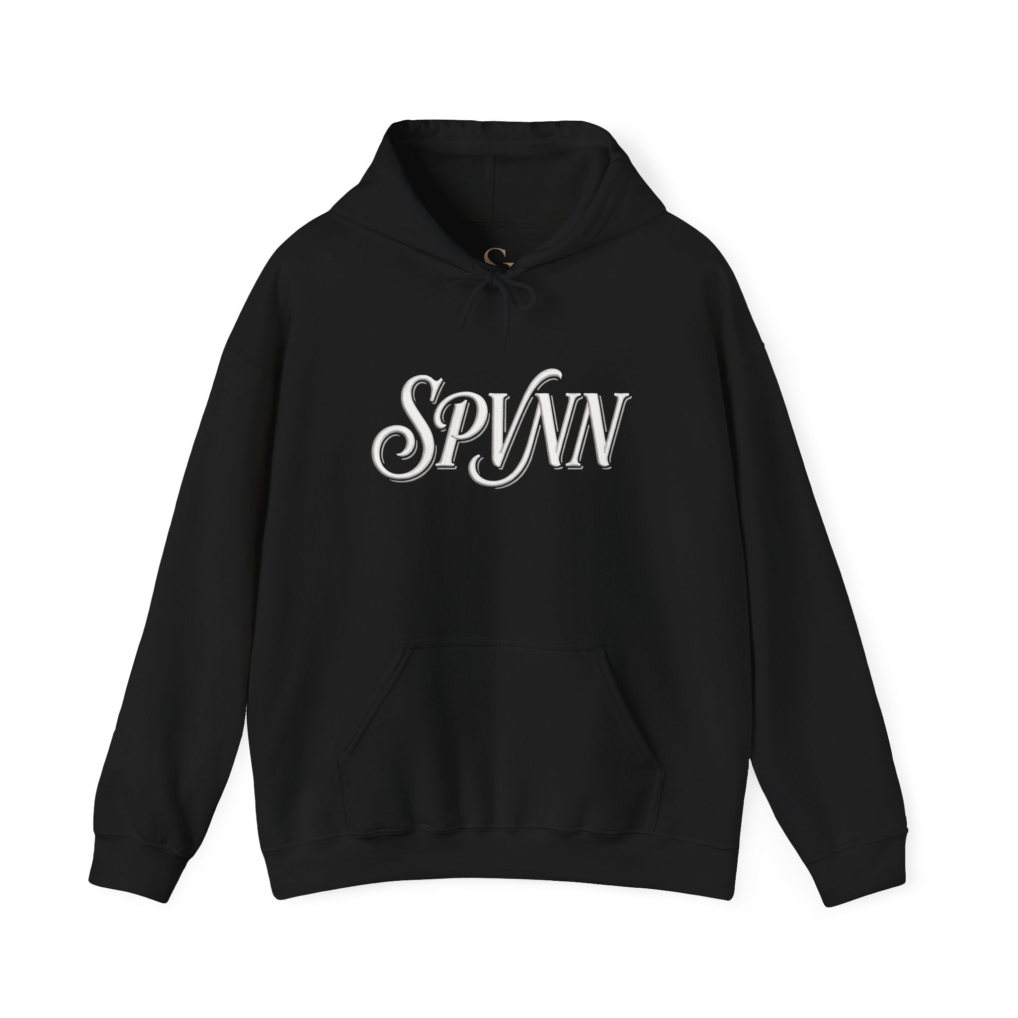 Presence in Motion Hoodie - Minimal Monogram Pullover