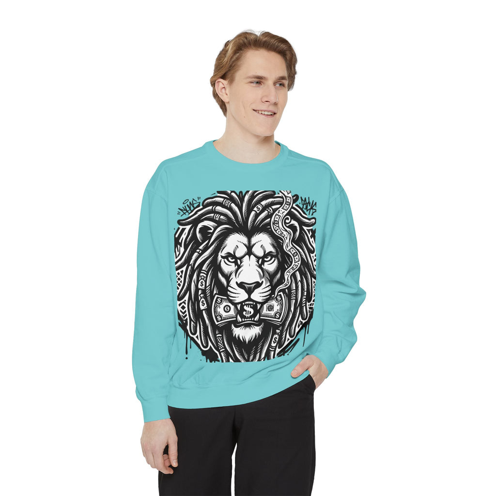 SPVNN Graffiti Lion Crewneck — Built Different Sweatshirt