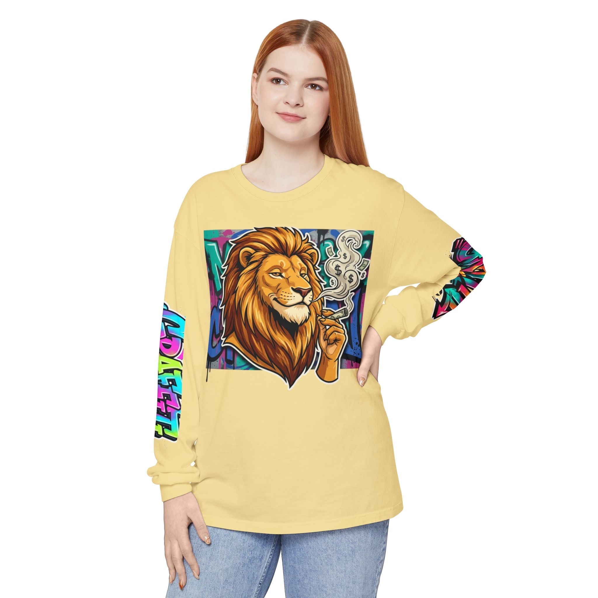 SPVNN Lion Graffiti Long Sleeve — King City Streetwear Tee