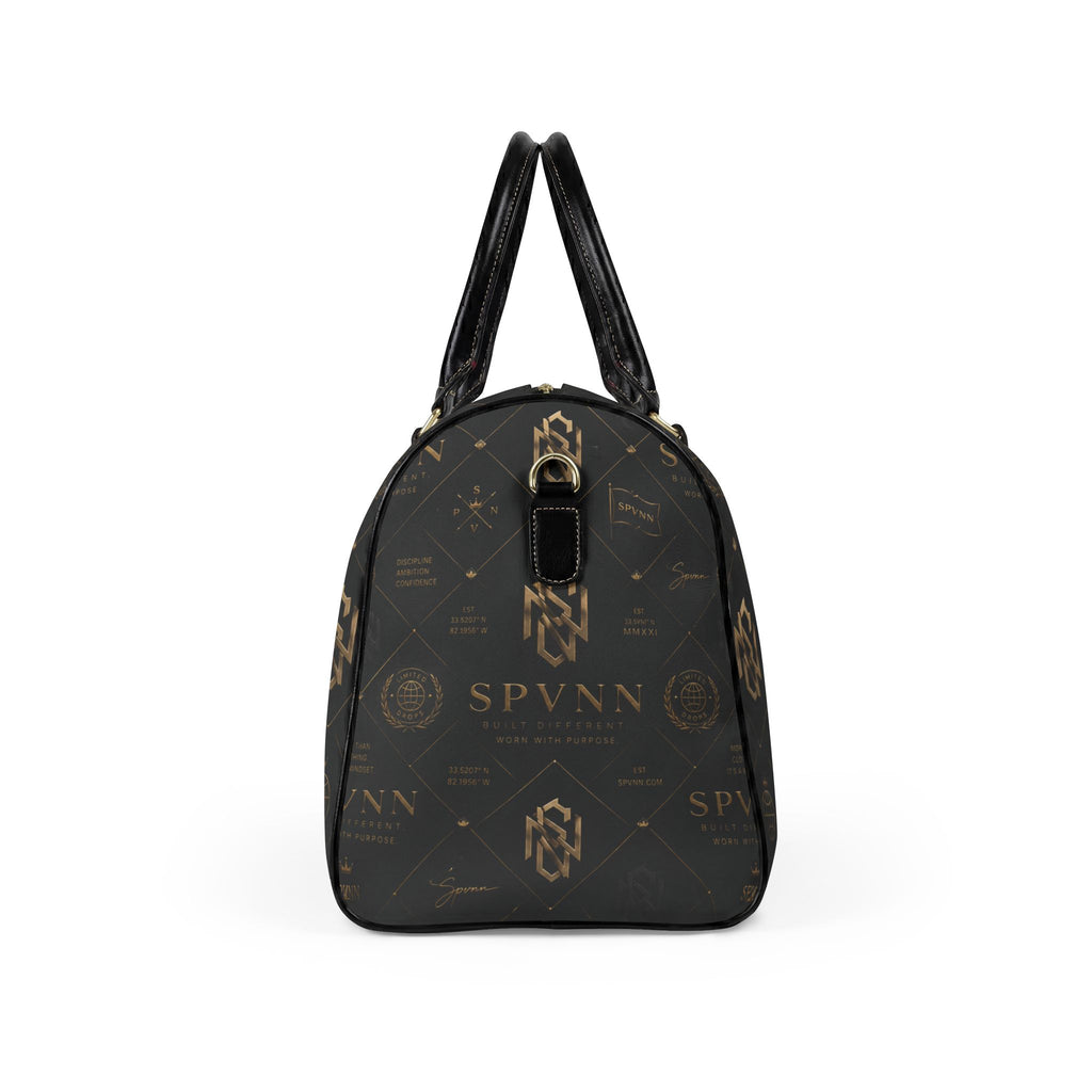 Faux Leather Travel Bag