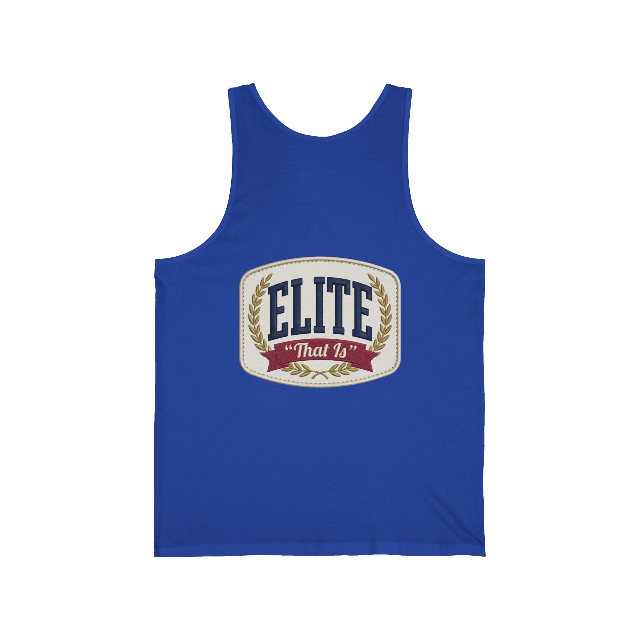 Elite "Built Different" Tank Top — Retro Athletic Graphic Muscle Tank