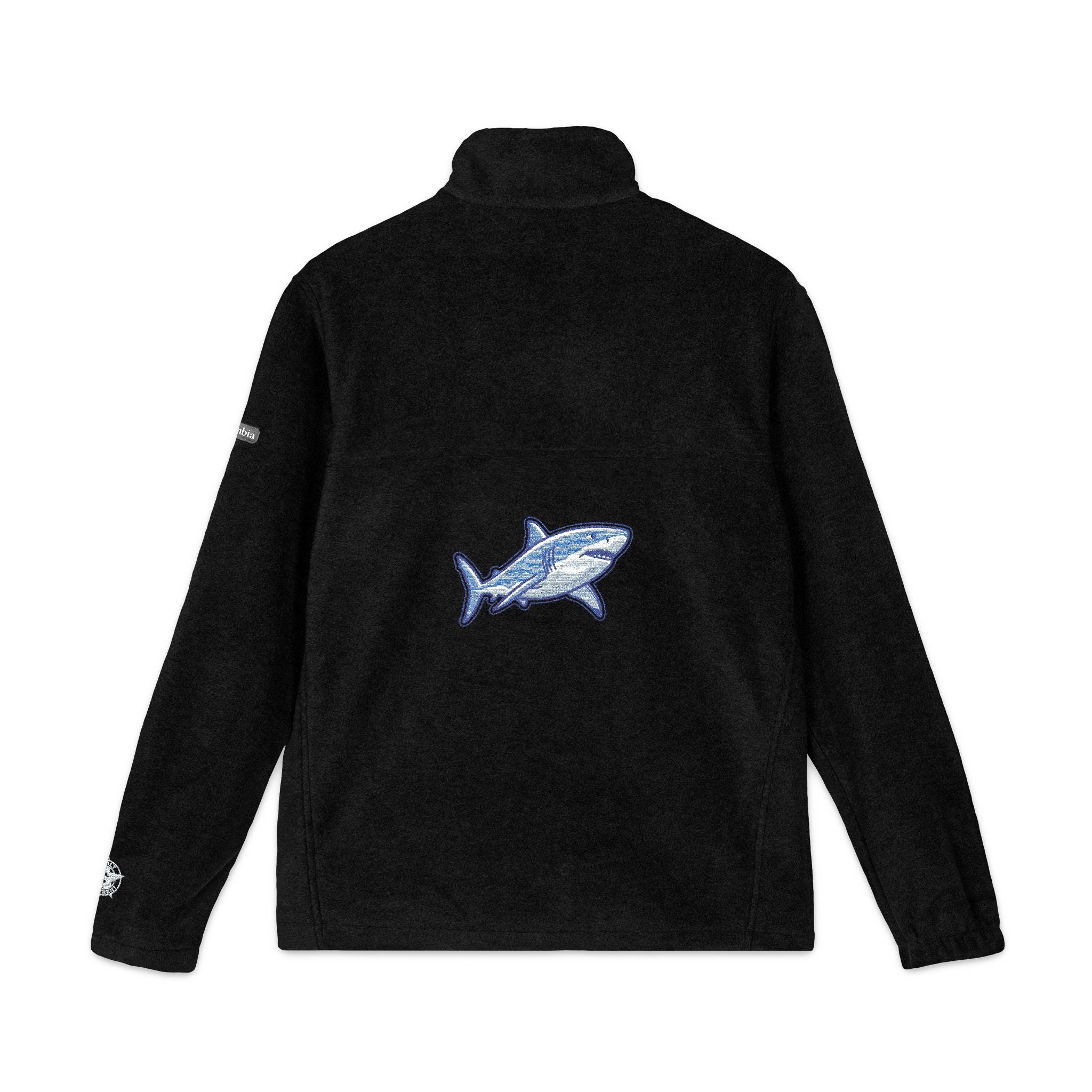 Embroidered Shark Fleece Jacket