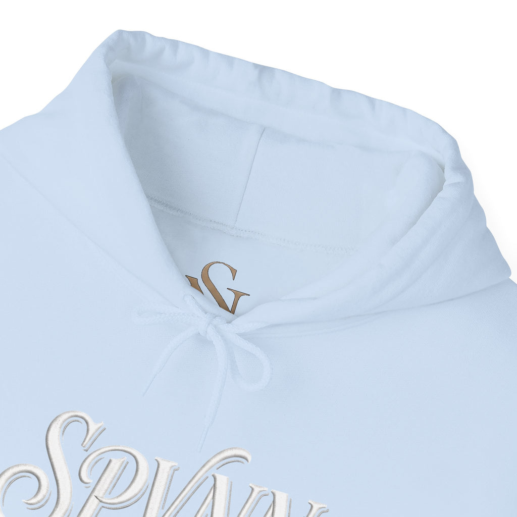 Presence in Motion Hoodie - Minimal Monogram Pullover