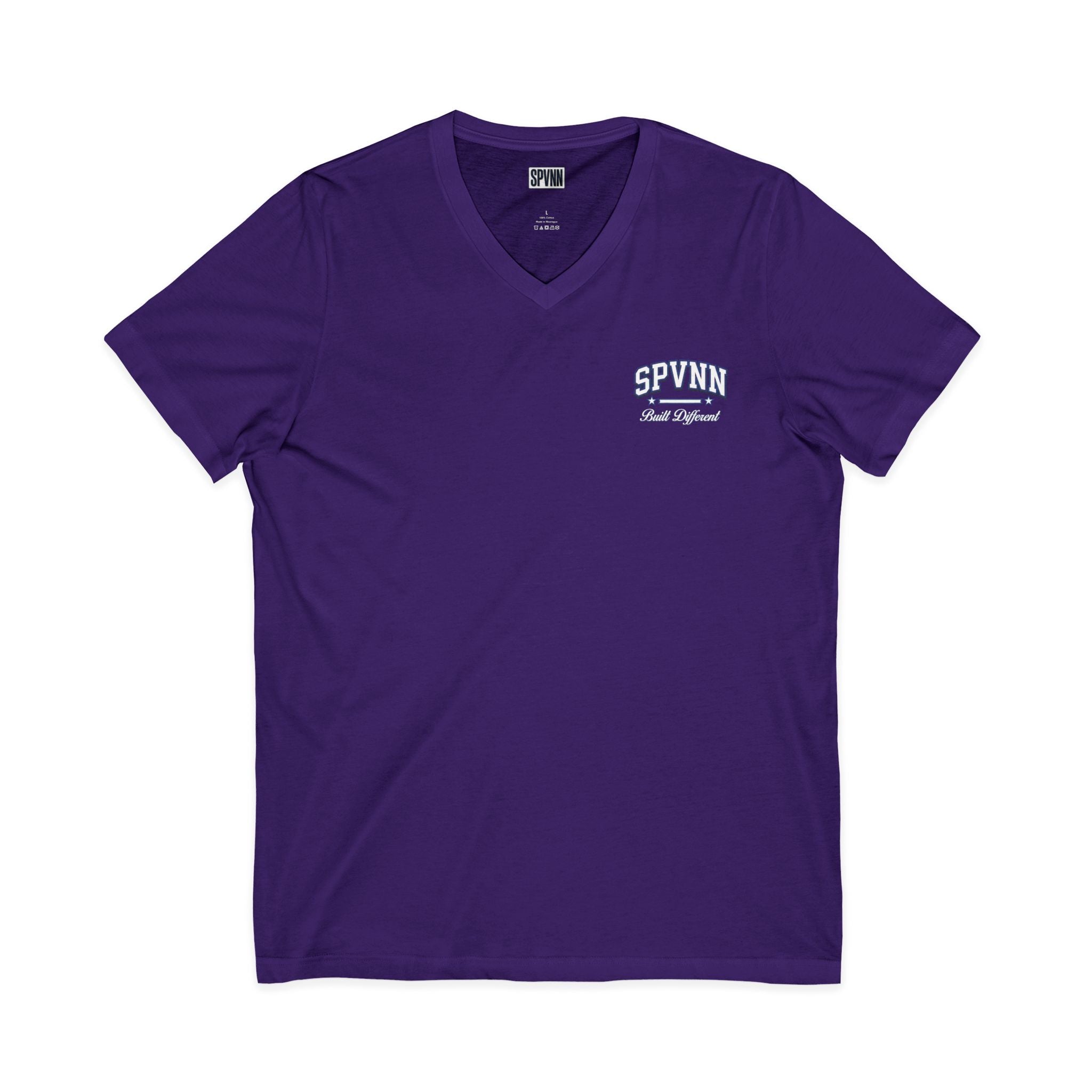 V-Neck Tee - "Self-Made Millionaire" Motivational