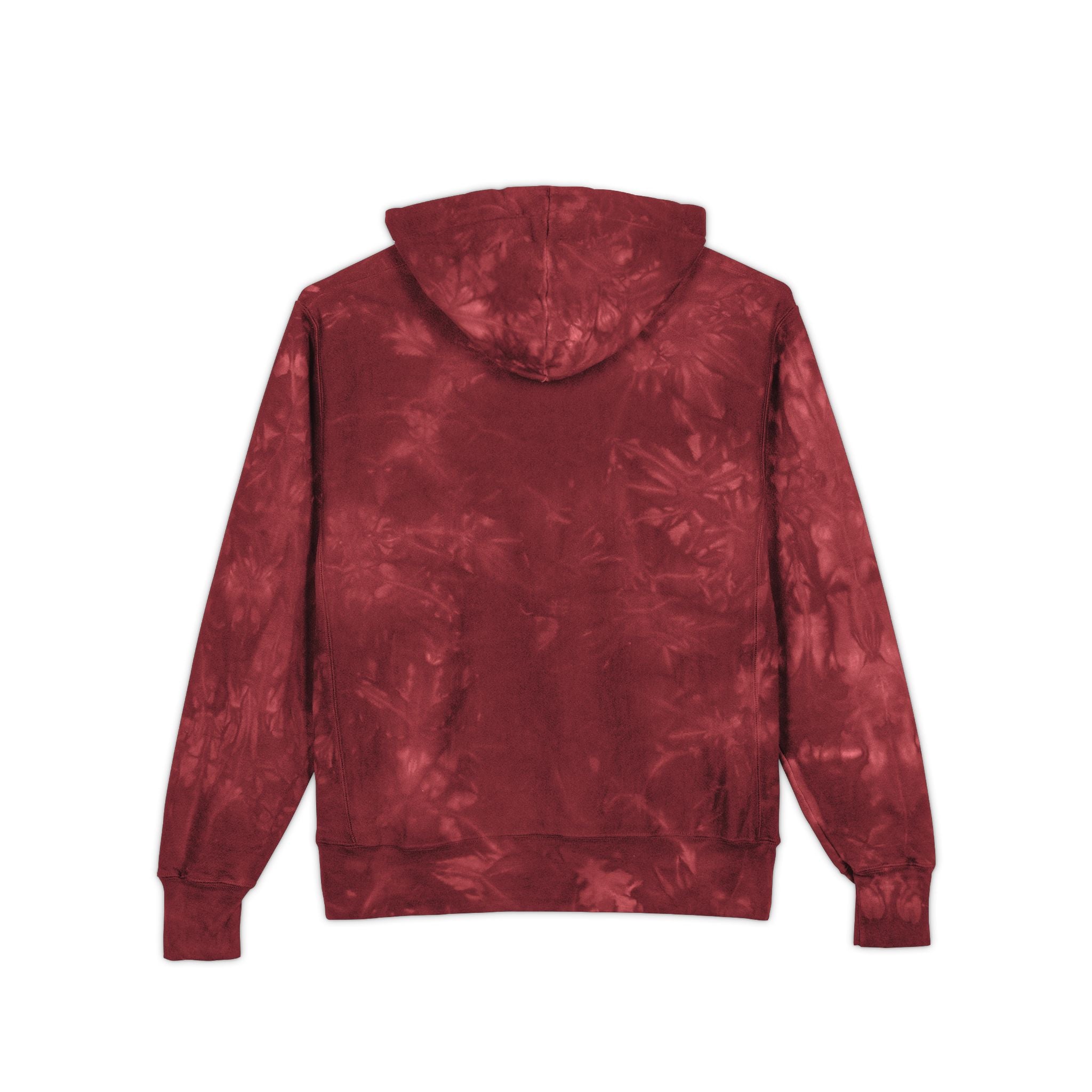 SPVNN Tie-Dye Embroidered Hoodie — Floral Script Chest