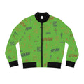 Green 'SPVNN' Pattern Bomber Jacket