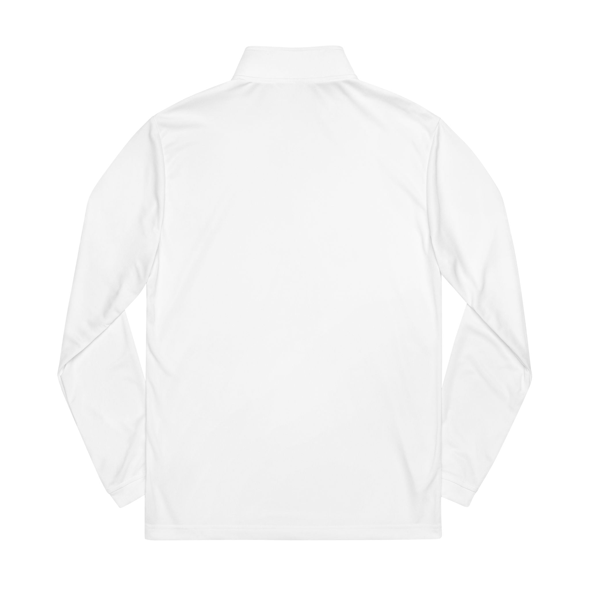 Embroidered Quarter-Zip Pullover — White adidas Performance Top