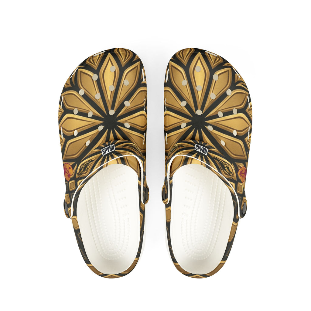 SPVNN Gold Mandala Shoes