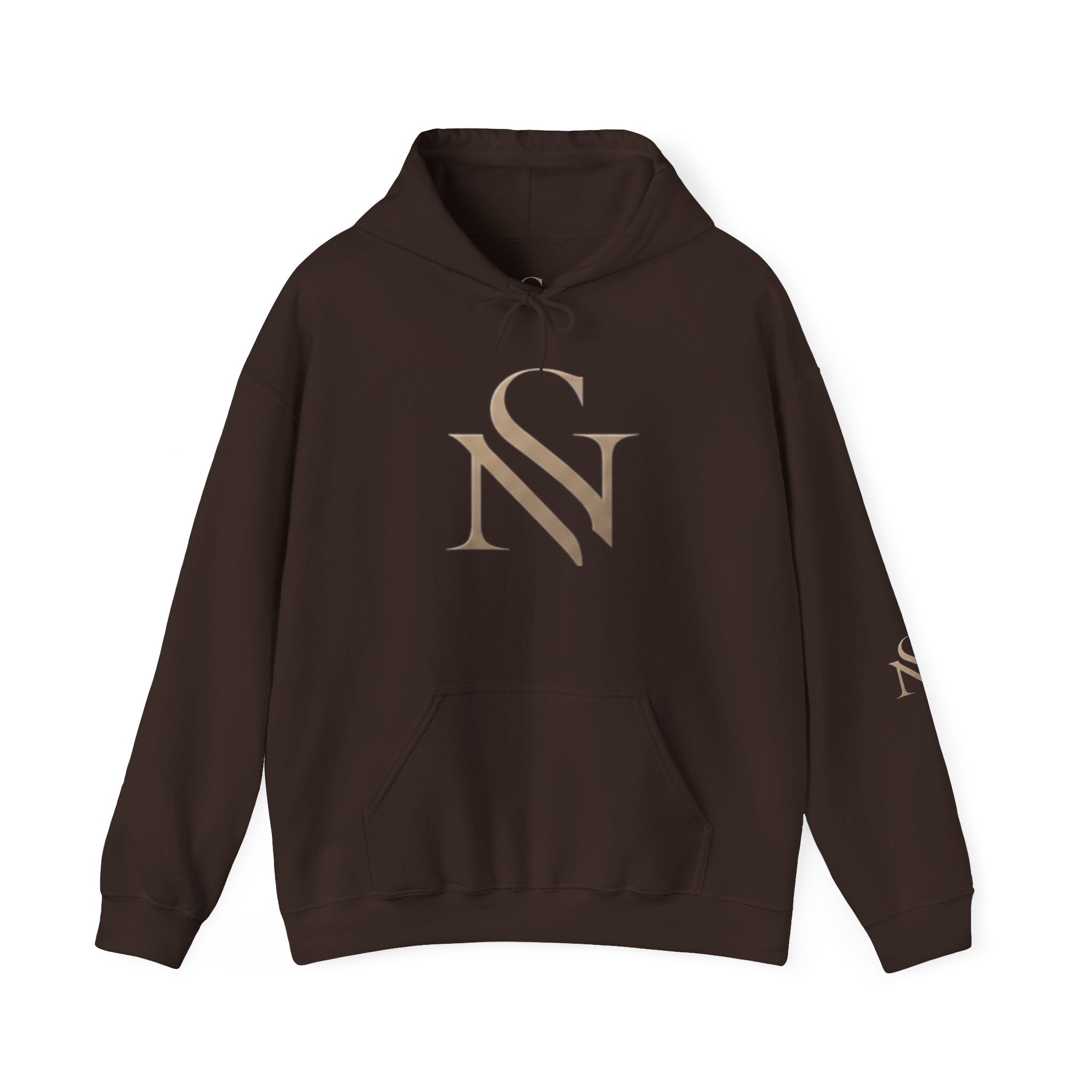 Presence in Motion Hoodie - Minimal Monogram Pullover