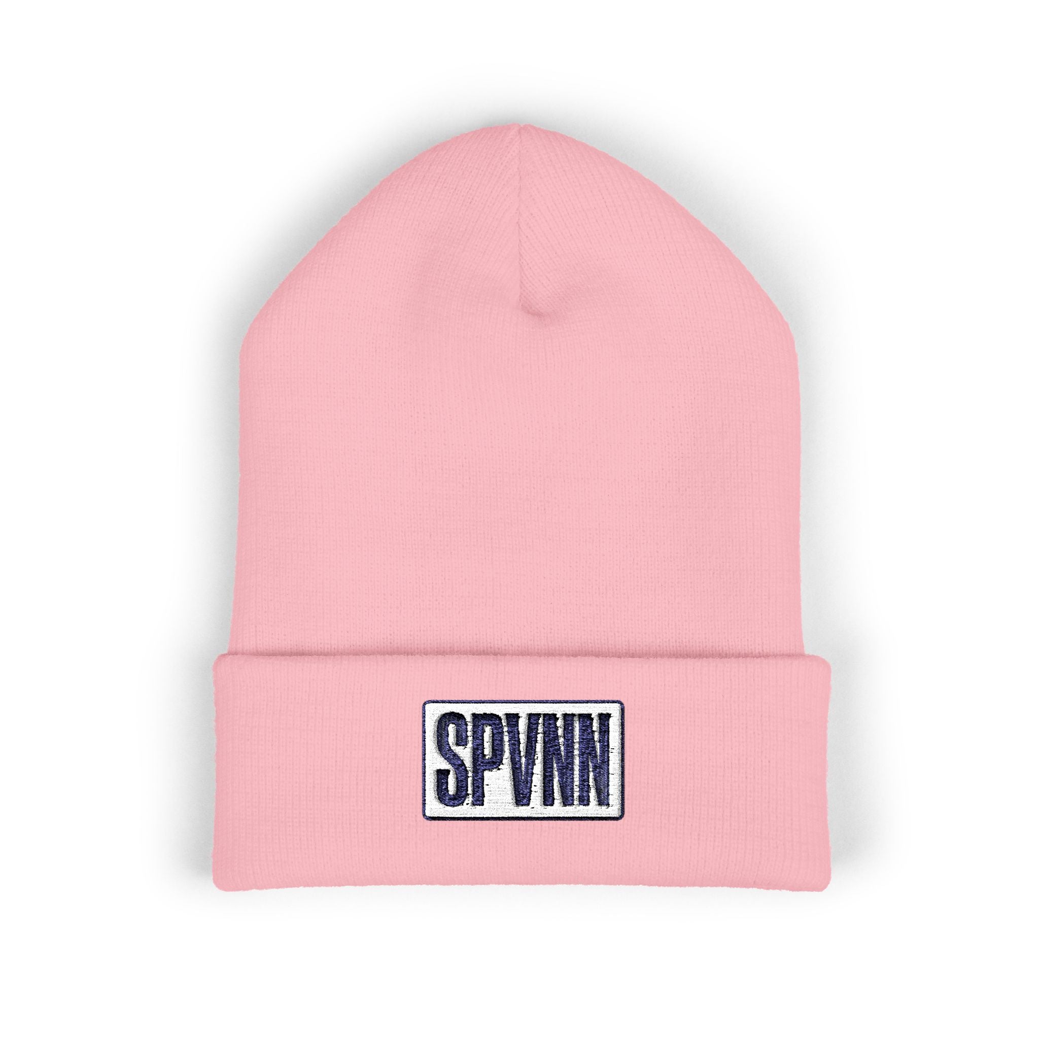 SPVNN Classic Cuffed Beanie — Embroidered Logo Knit Hat
