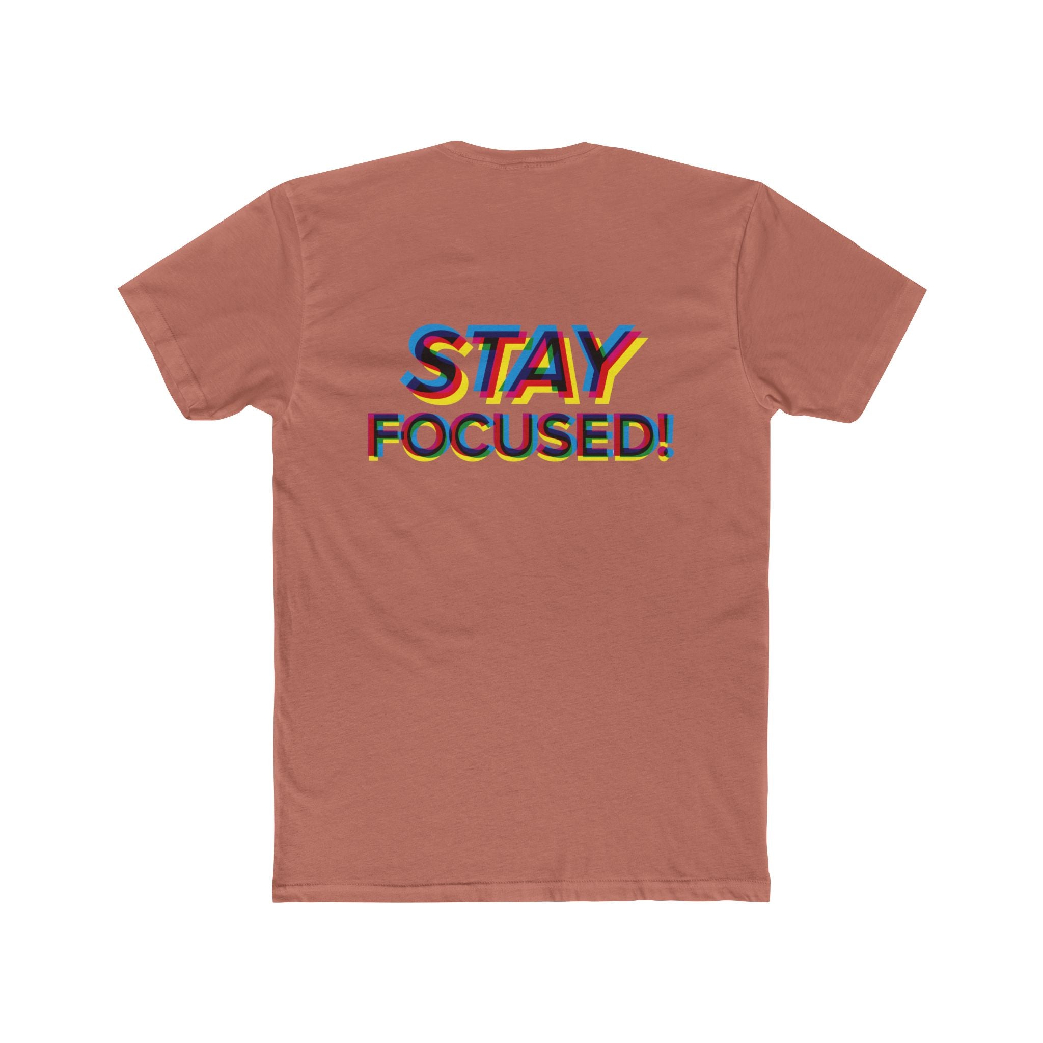 Stay Focused Tee — Retro Graphic Portrait Shirt