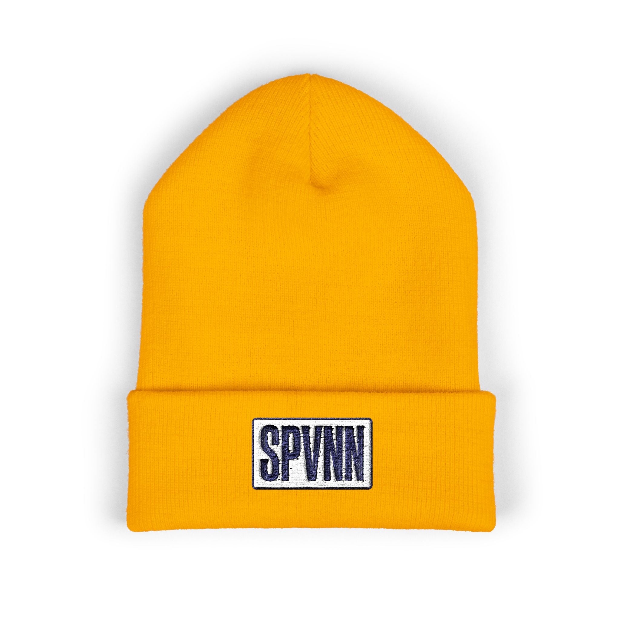 SPVNN Classic Cuffed Beanie — Embroidered Logo Knit Hat