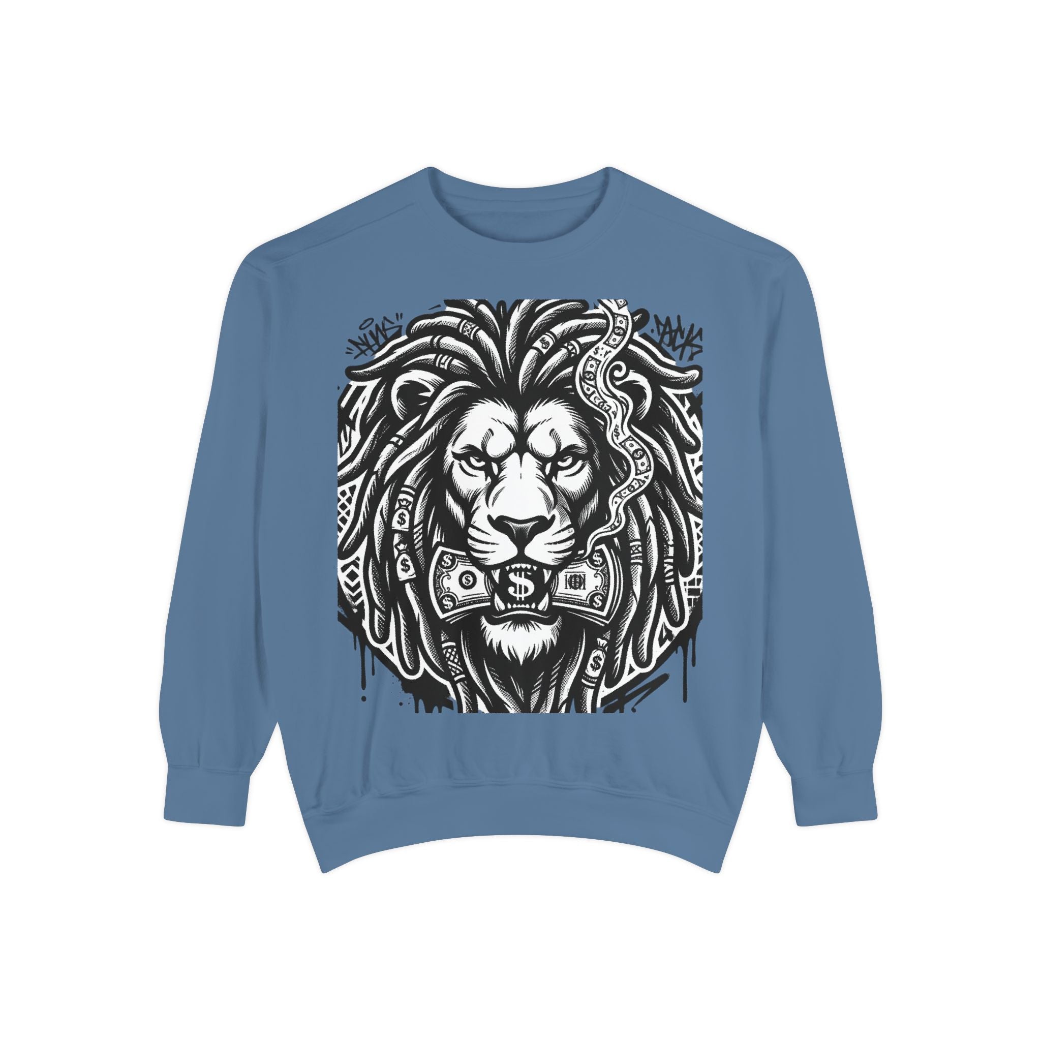 SPVNN Graffiti Lion Crewneck — Built Different Sweatshirt