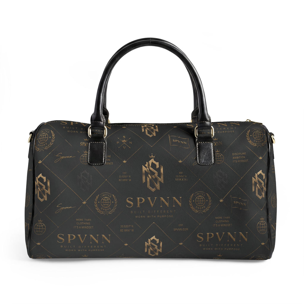 Faux Leather Travel Bag