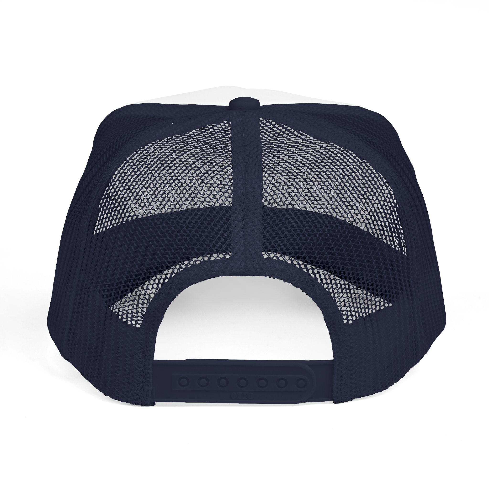 Embroidered 'SN' Monogram Trucker Cap — Classic Mesh Baseball Hat