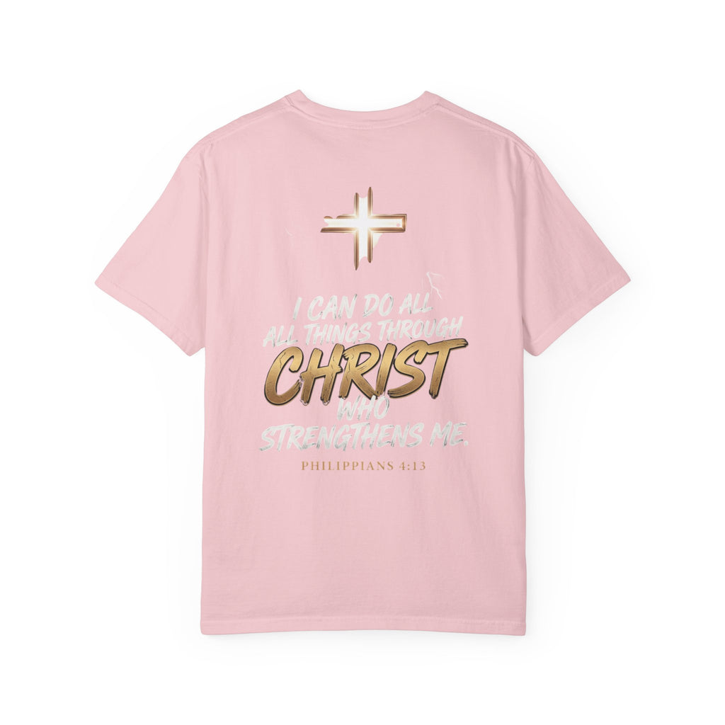 Christian 'Overcome' Graphic T-Shirt — Philippians Faith Tee