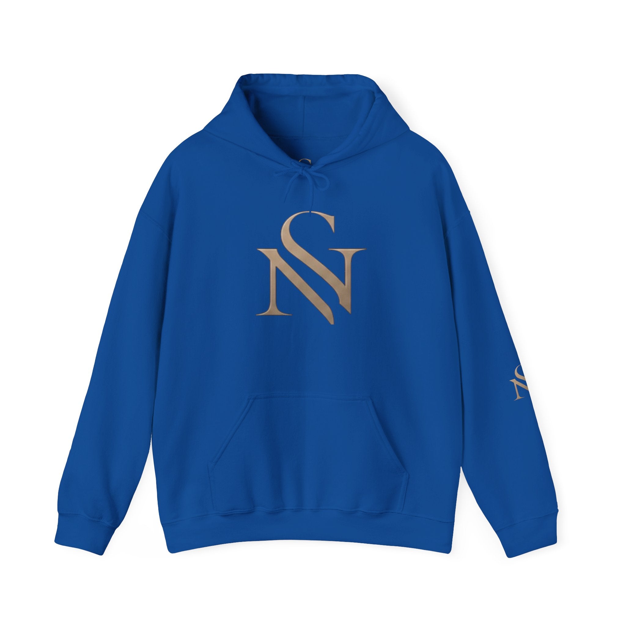 Presence in Motion Hoodie - Minimal Monogram Pullover