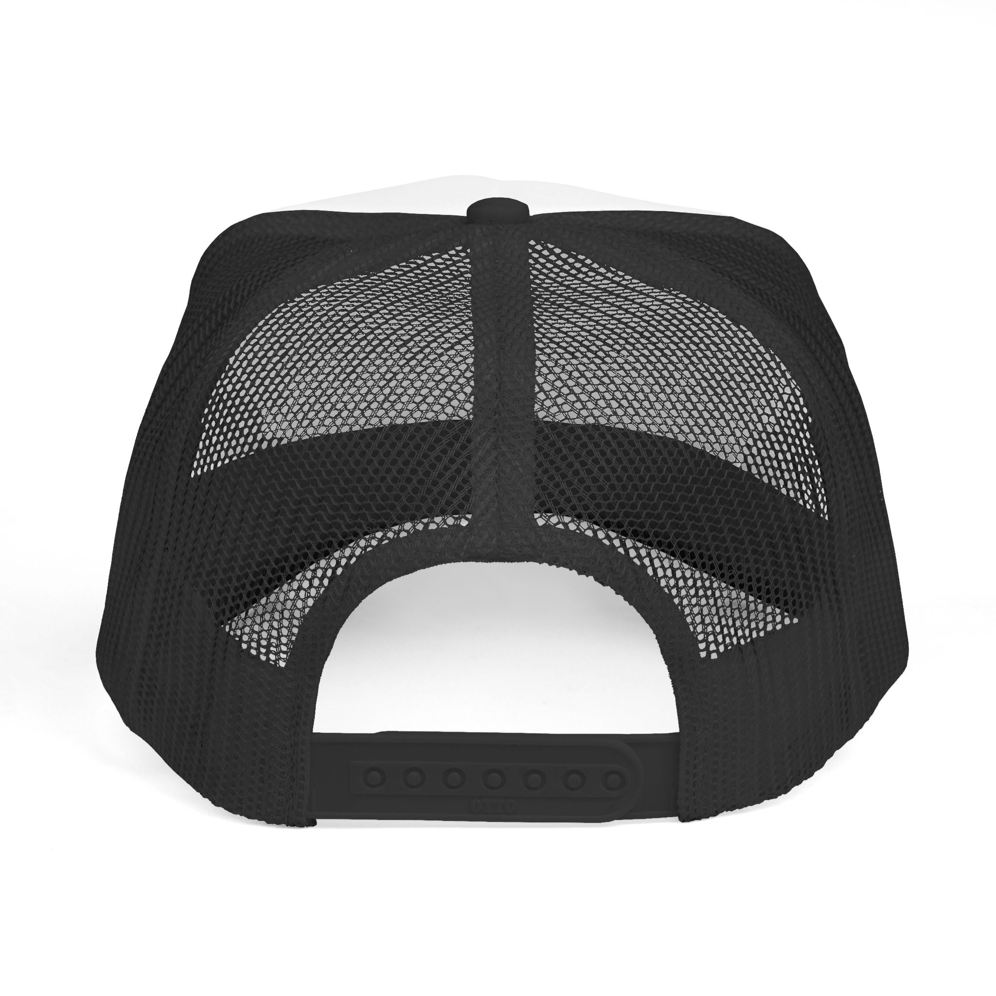 Embroidered 'SN' Monogram Trucker Cap — Classic Mesh Baseball Hat