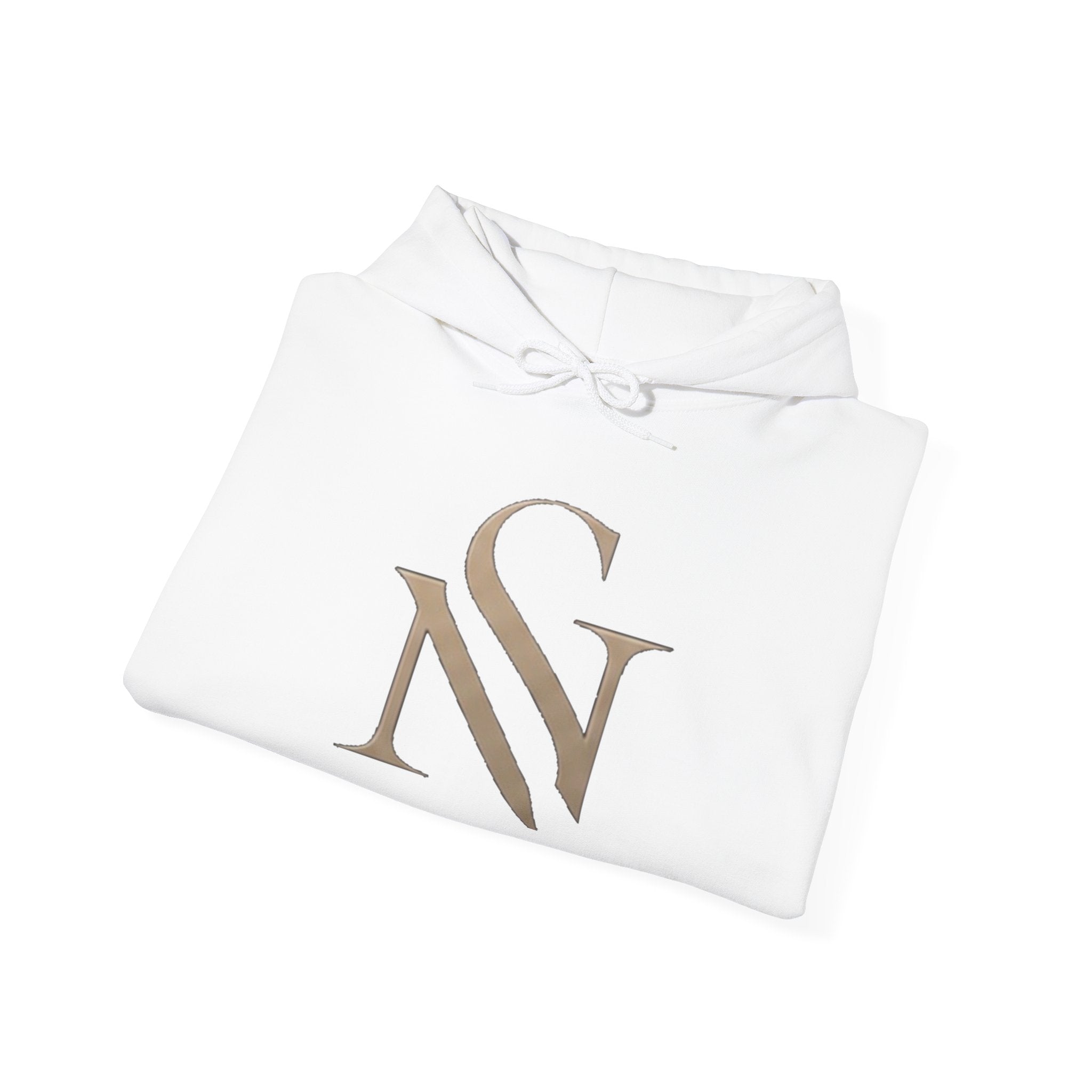Presence in Motion Hoodie - Minimal Monogram Pullover