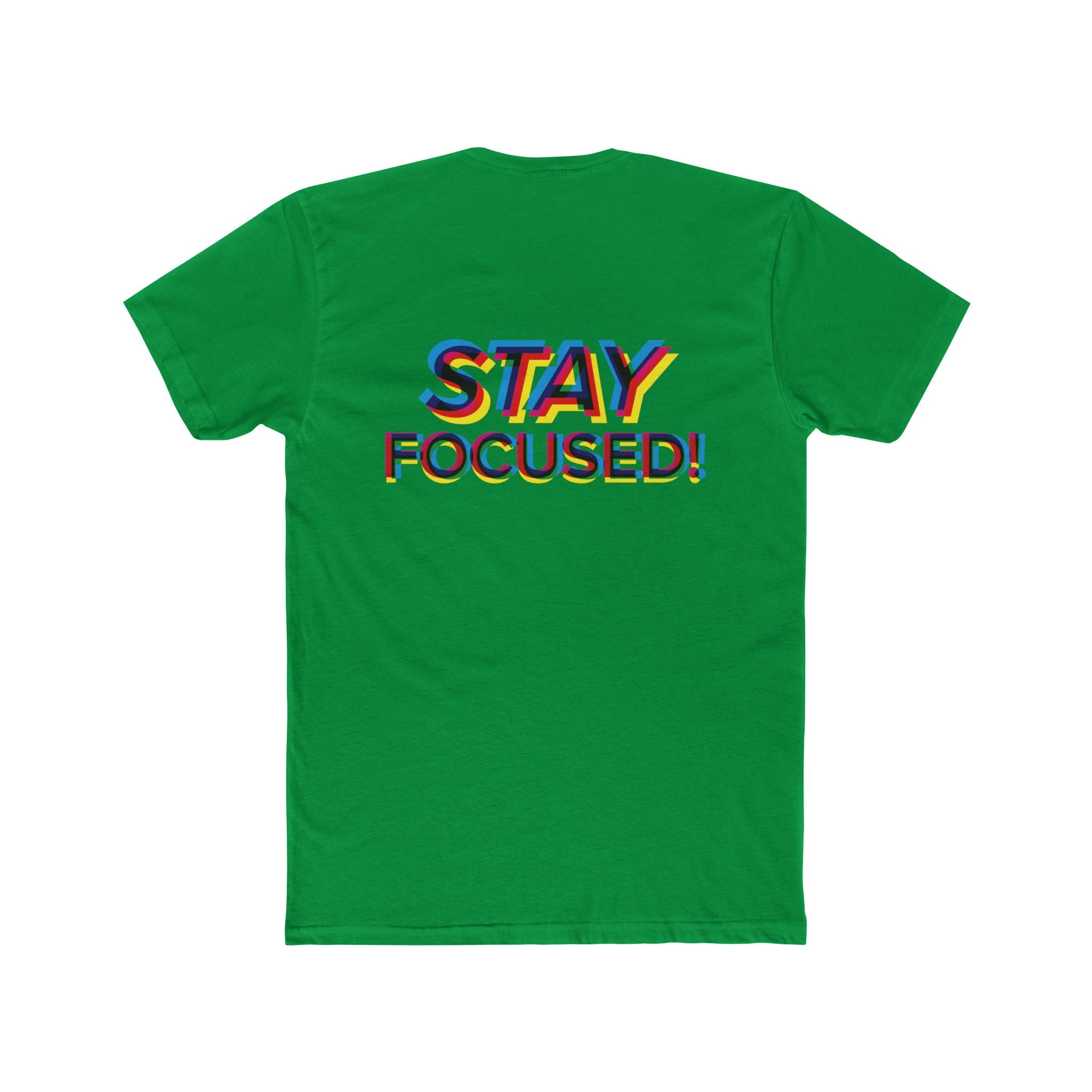Stay Focused Tee — Retro Graphic Portrait Shirt