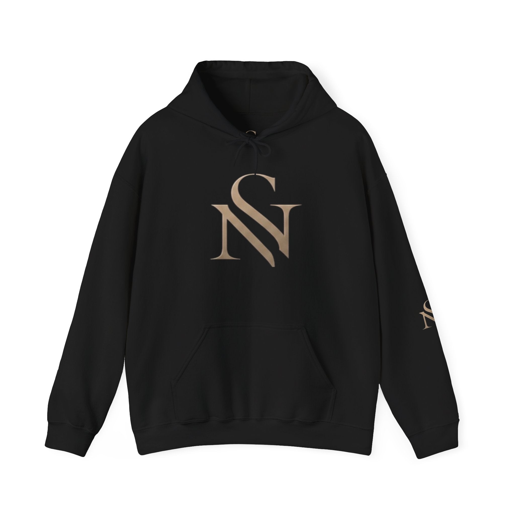 Presence in Motion Hoodie - Minimal Monogram Pullover