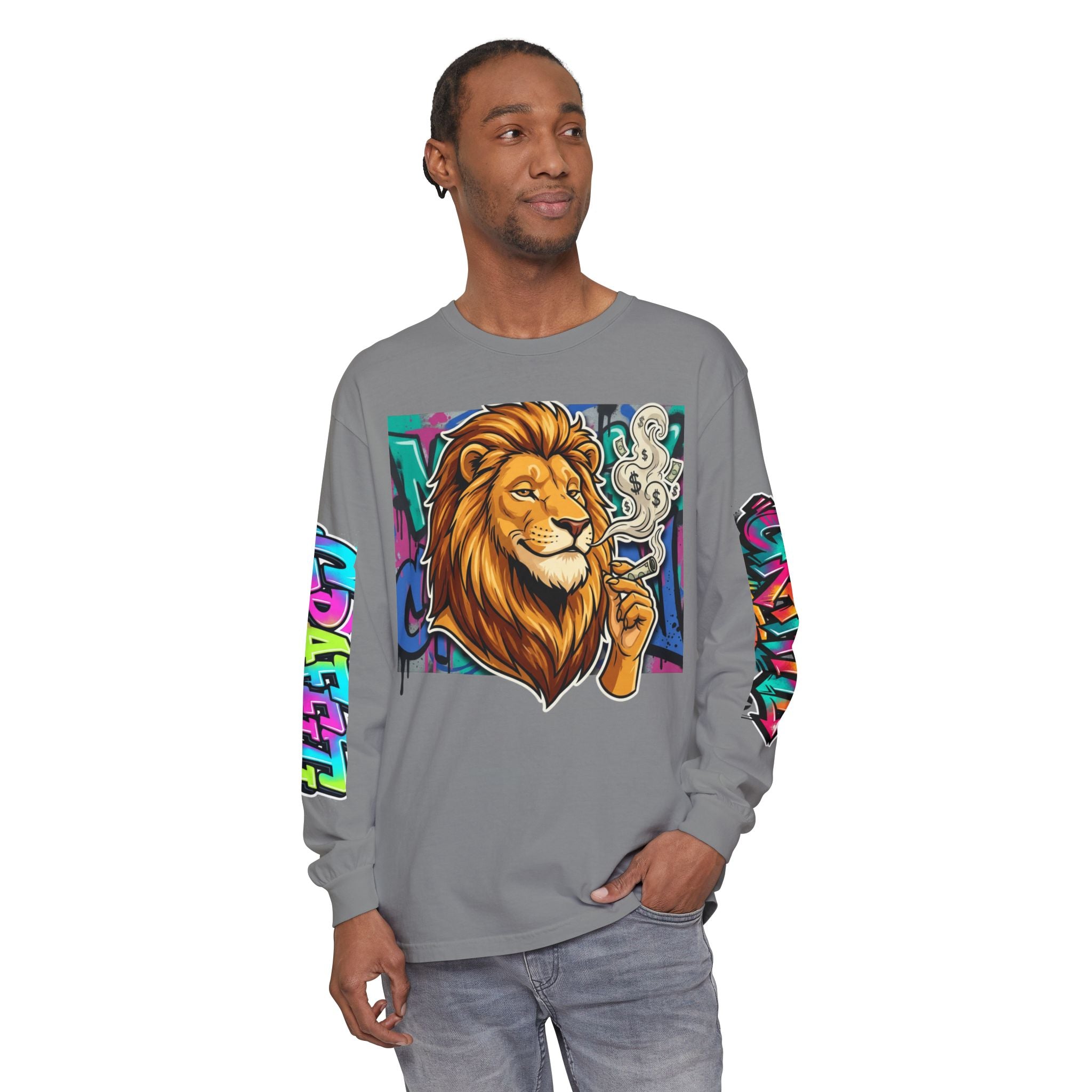 SPVNN Lion Graffiti Long Sleeve — King City Streetwear Tee