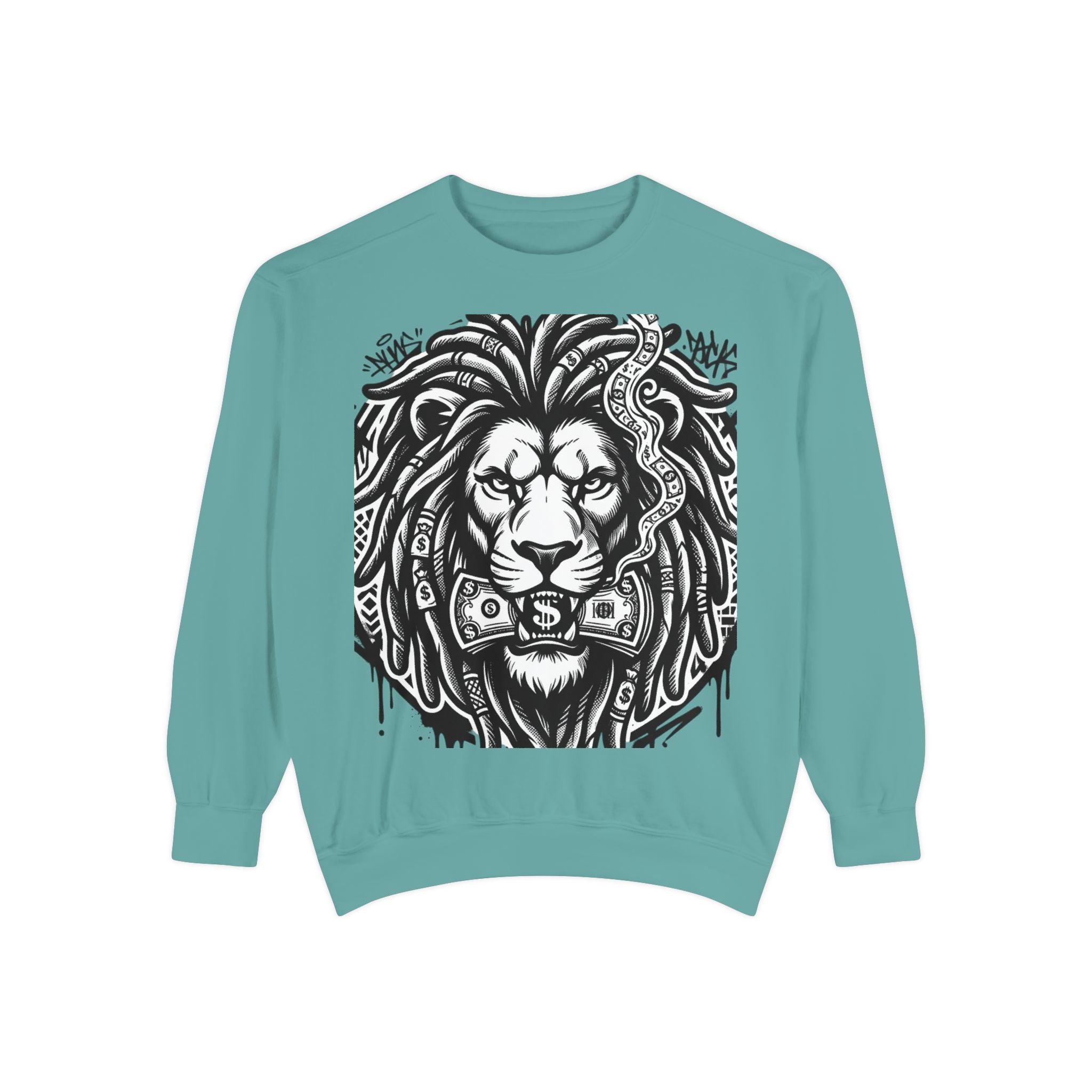SPVNN Graffiti Lion Crewneck — Built Different Sweatshirt