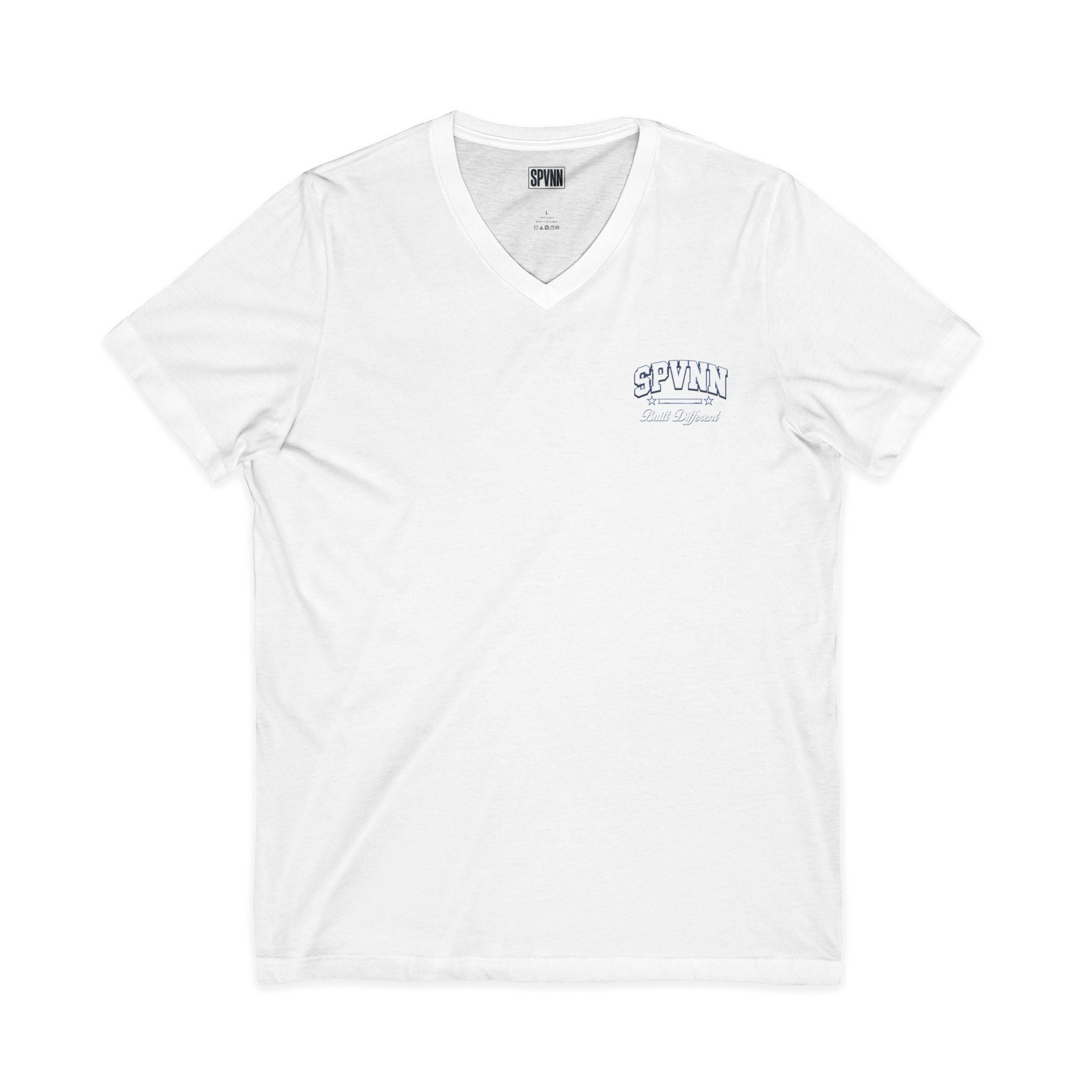 V-Neck Tee - "Self-Made Millionaire" Motivational