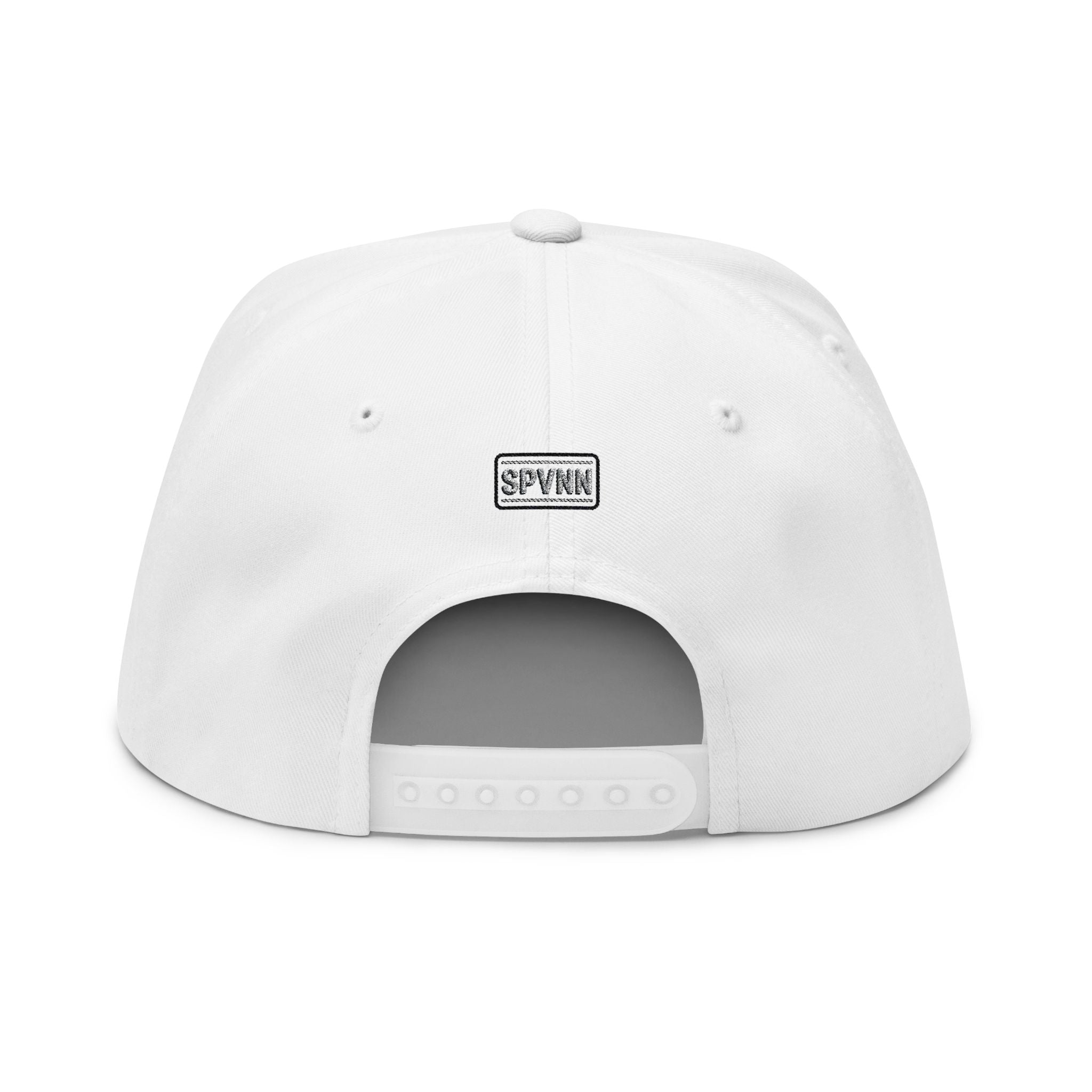 Embroidered Flat Bill Cap - "Presence in Motion" Eye Patch Design