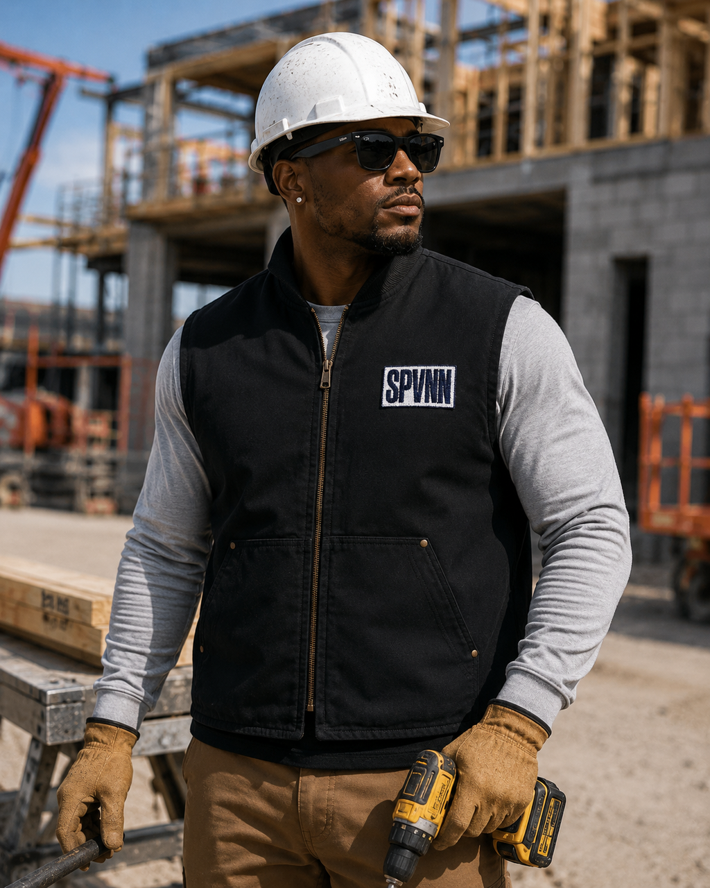 Washed Duck Cloth Vest SPVNN