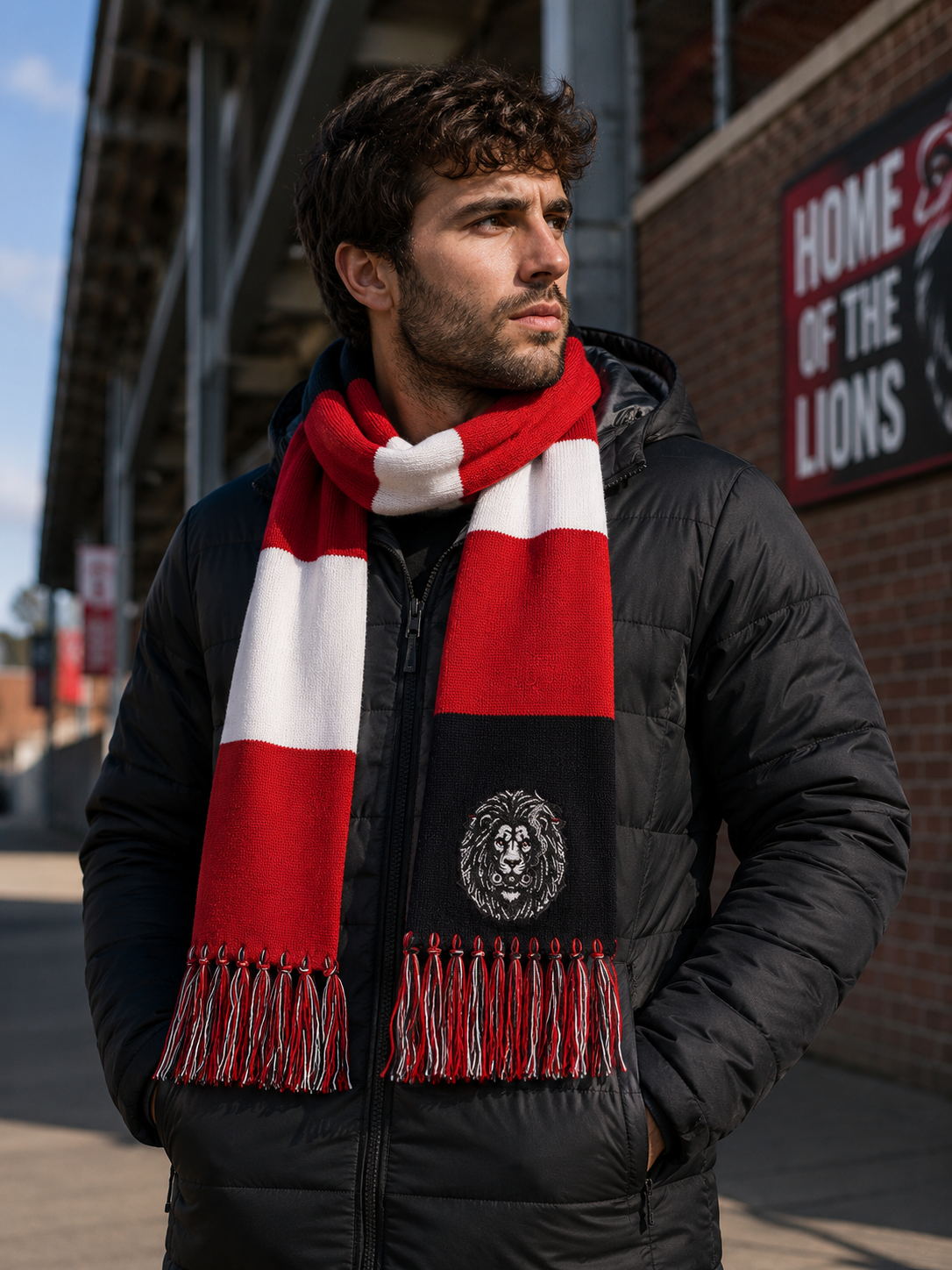 Embroidered Spectator Scarf SPVNN