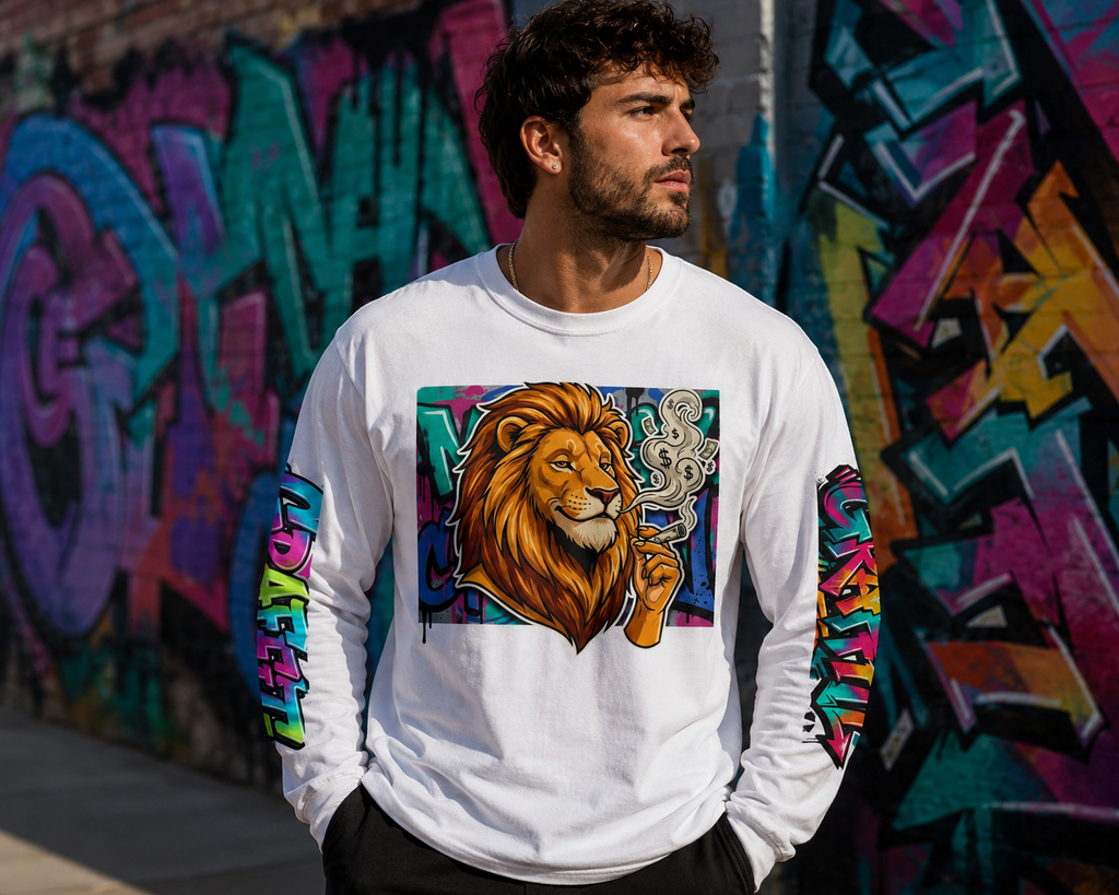 Lion Graffiti Long Sleeve SPVNN