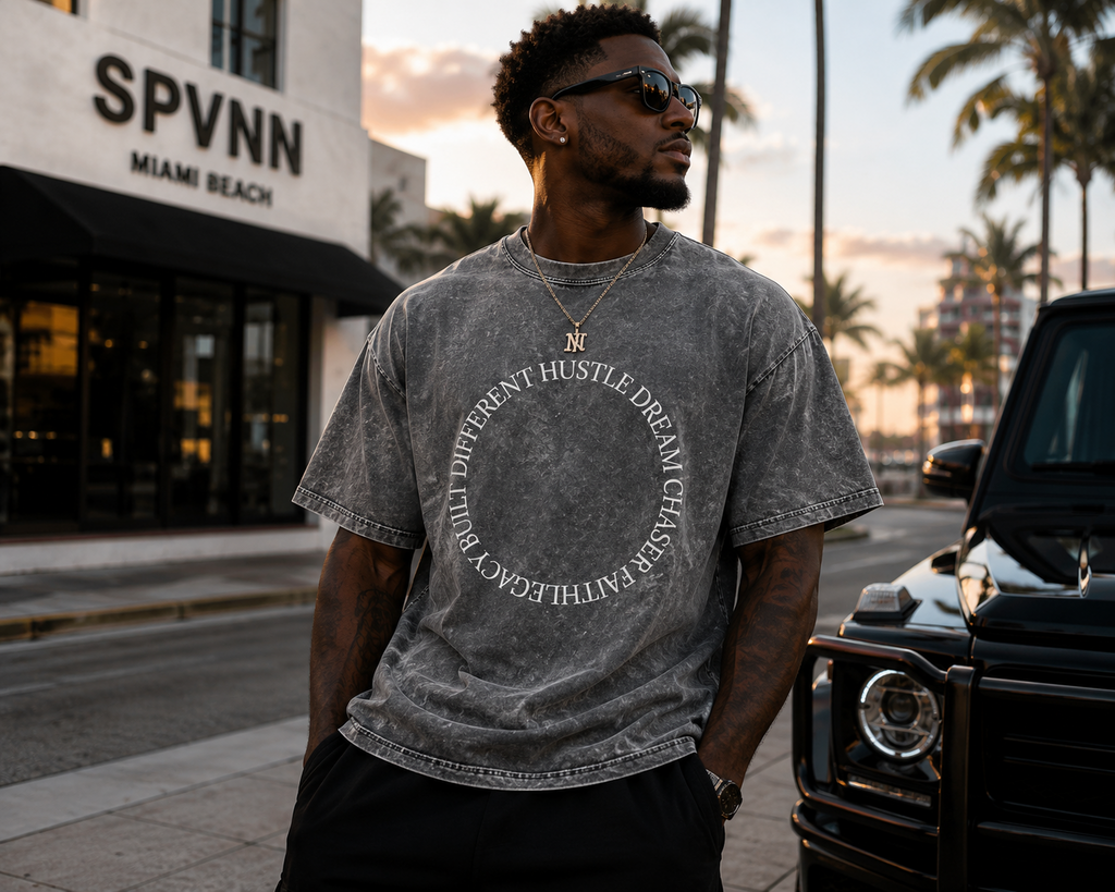 Mineral Wash Graphic T-Shirt SPVNN