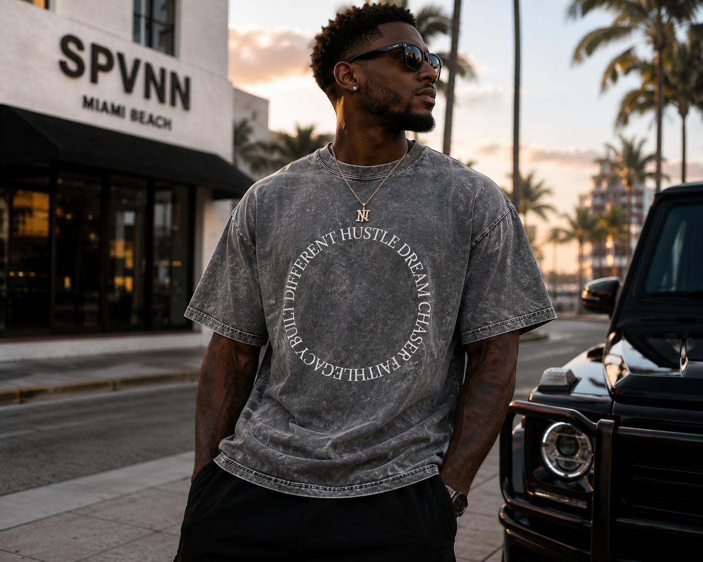 Mineral Wash Graphic T-Shirt SPVNN