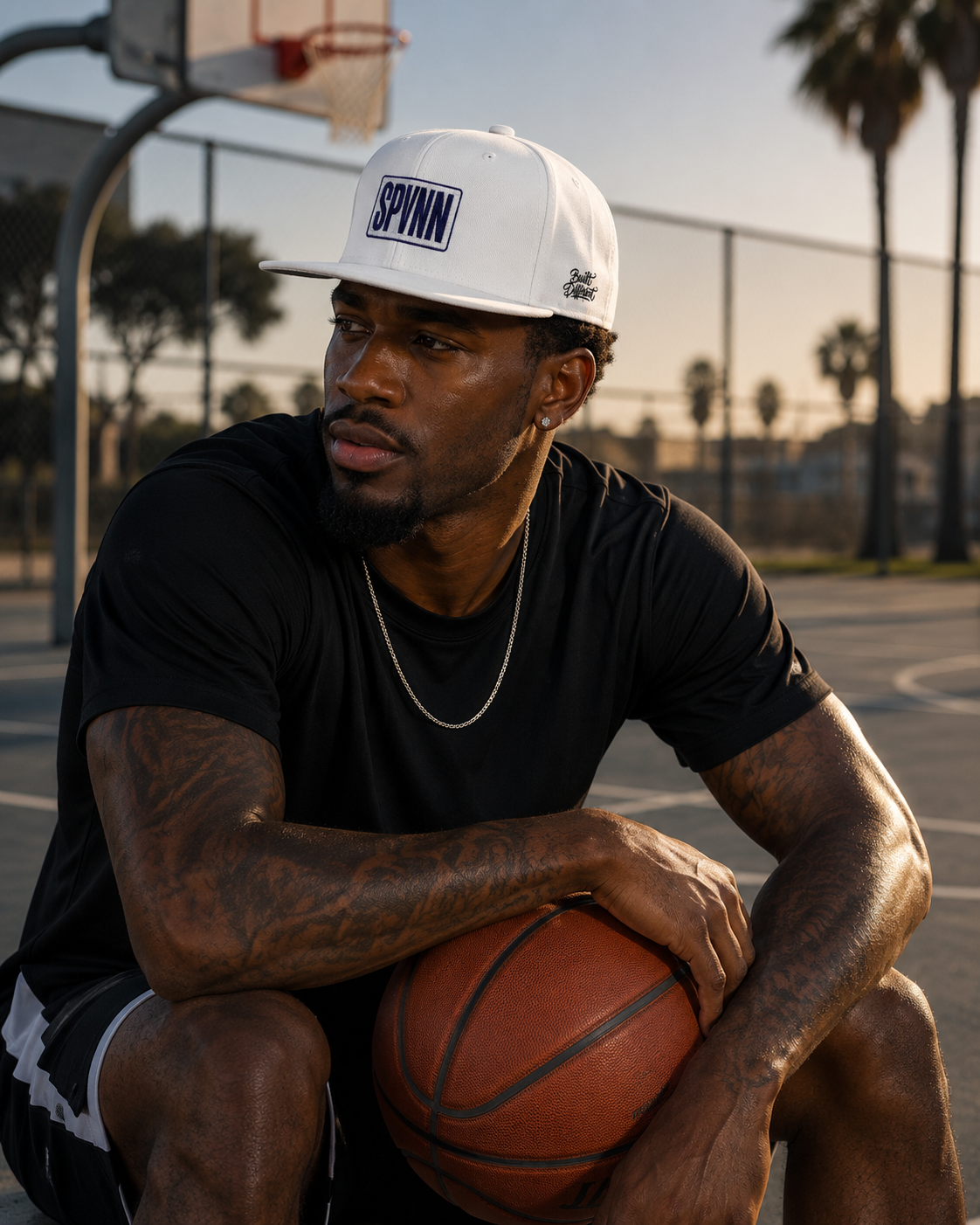 Embroidered Snapback Hat SPVNN