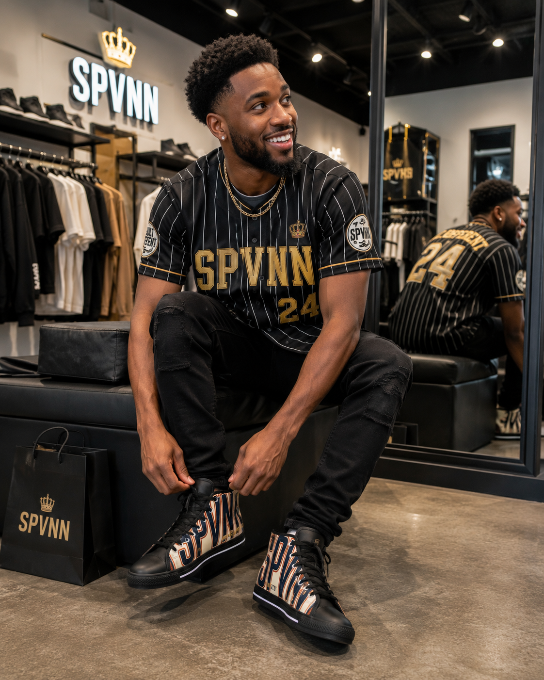 SPVNN 'Built Different' 24  Baseball Jersey