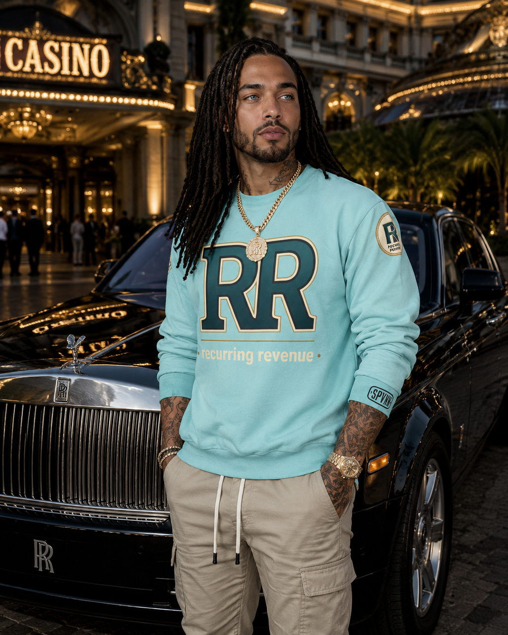 Recurring Revenue Sweatshirt — RR Logo Crewneck for Entrepreneurs