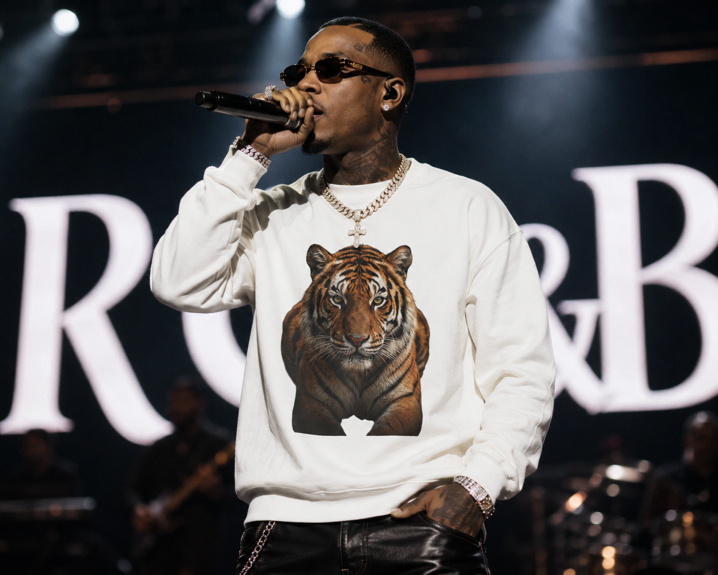 Tiger Portrait Sweatshirt