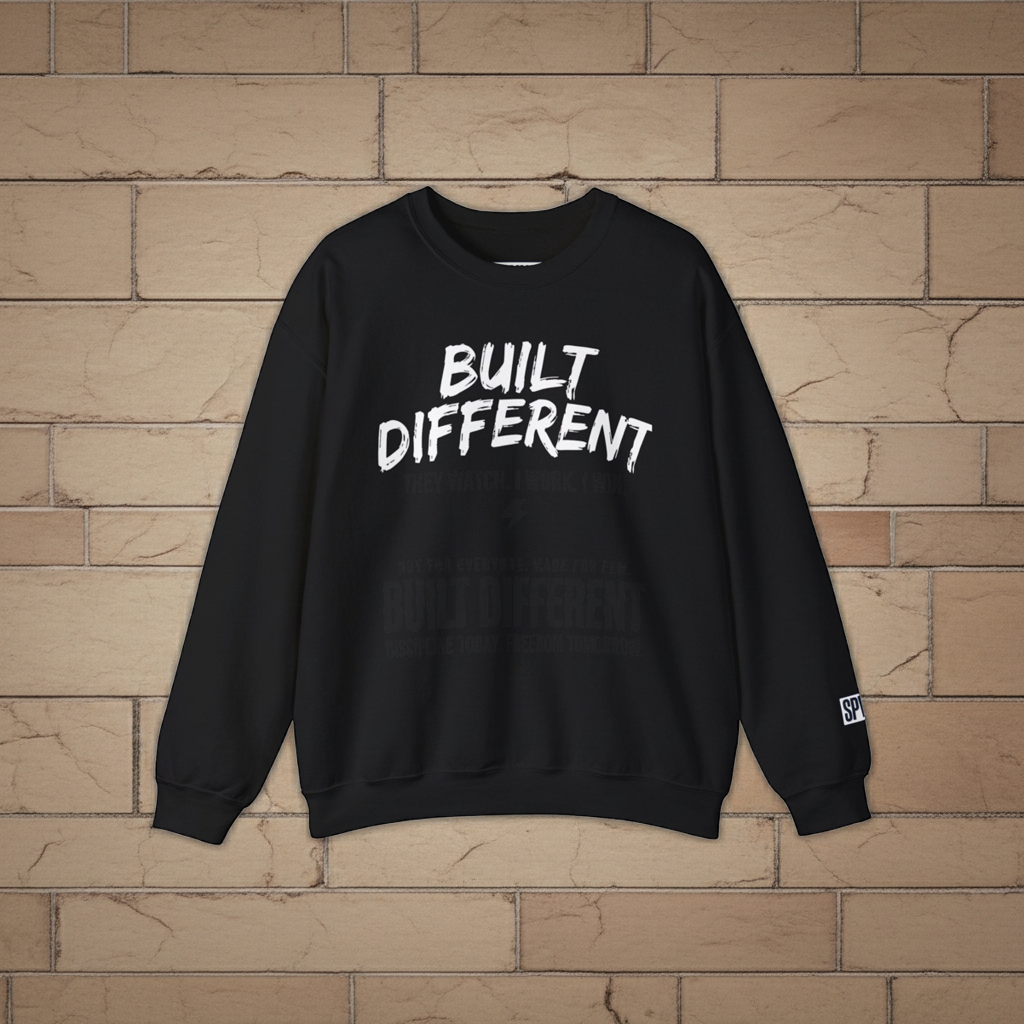 Built Different Crewneck Sweatshirt SPVNN